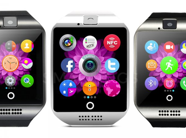 Smart hodinky so zaobleným displejom na SIM kartu a množstvom funkcií...